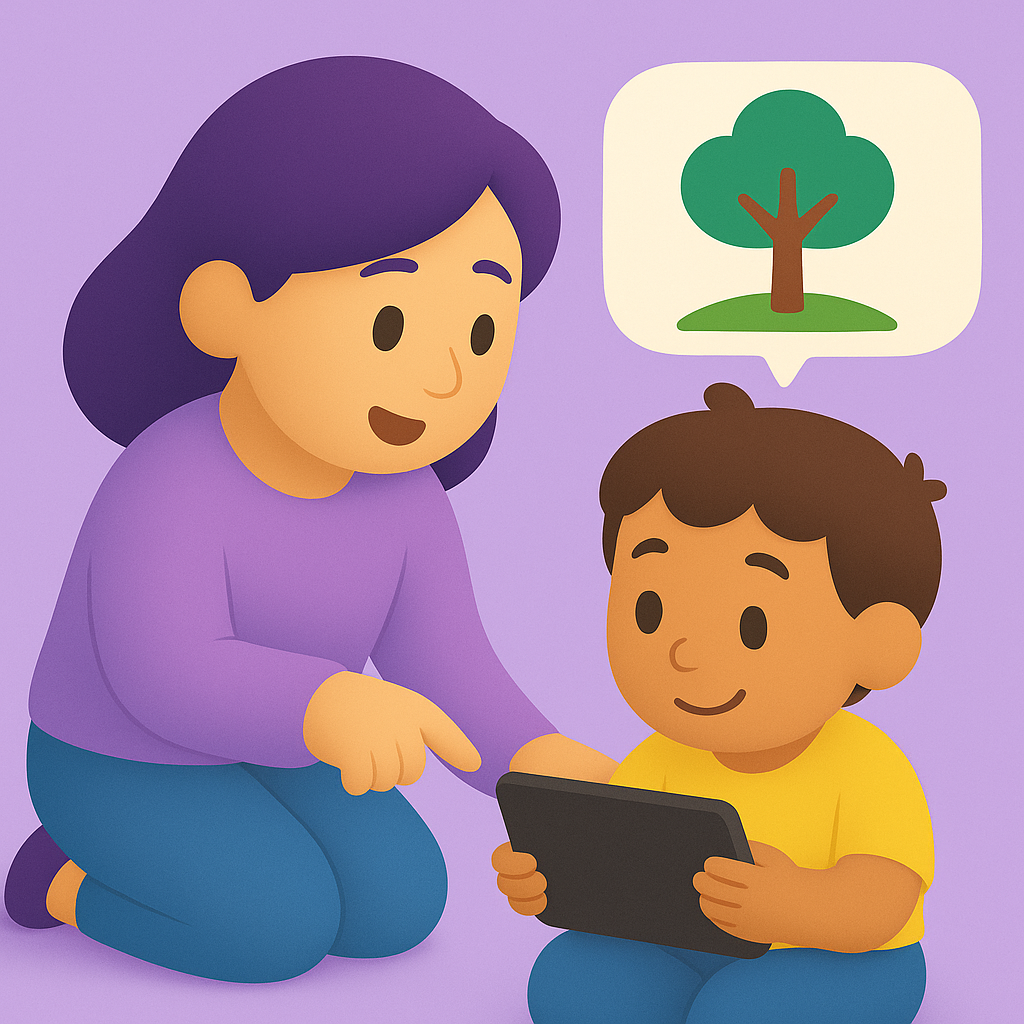 Co-engagement to boost IQ with screen time